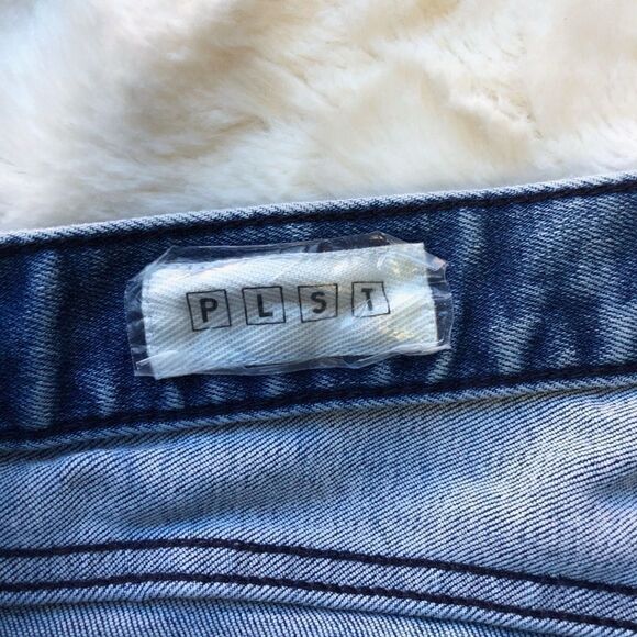 Theory PLST Hi-Rise Denim Straight Leg Jeans - Women’s 29 - Picture 6 of 8